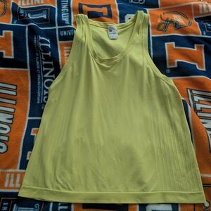 All In Motion Women's Bright Yellow Sleeveless Tank  Top Like New